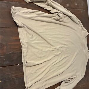 H&M Cream Long Sleeve Tee